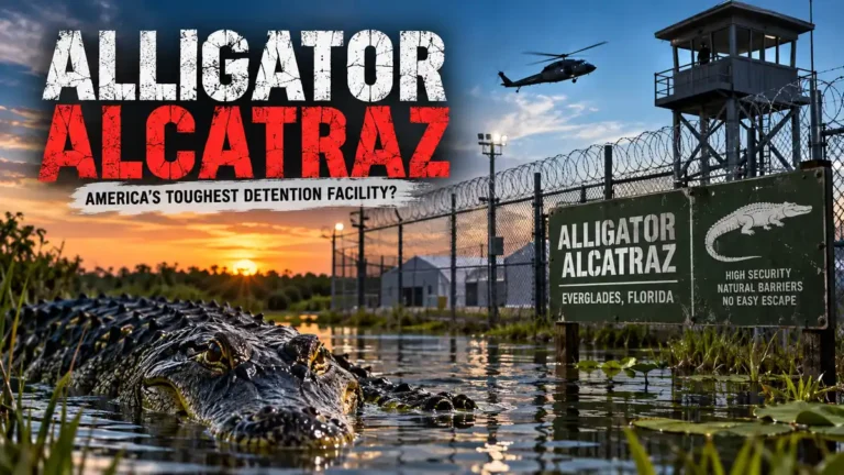 alligator alcatraz: What Happened at Florida Facility