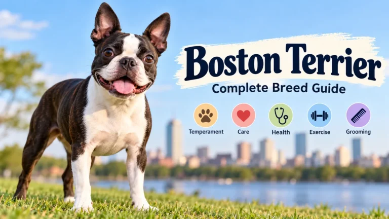 Boston Terrier: Temperament, Care, Health & Breed Guide