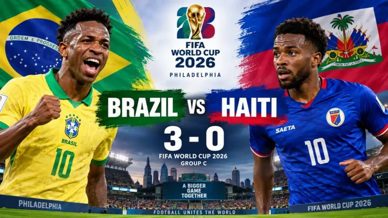 Brazil vs Haiti: World Cup 2026 Result & H2H