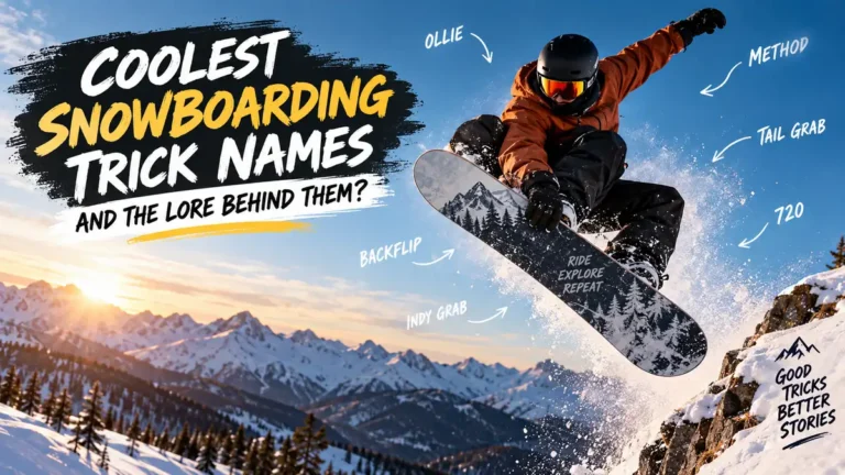 coolest snowboarding trick names and the lore behind them