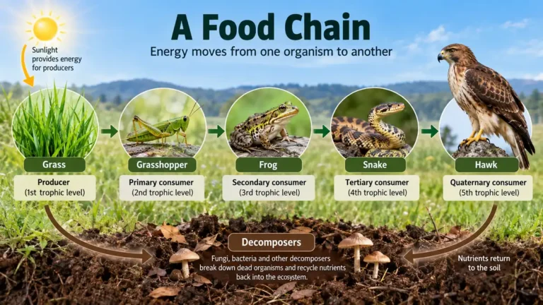 food chain: Definition, Types, Levels & Examples