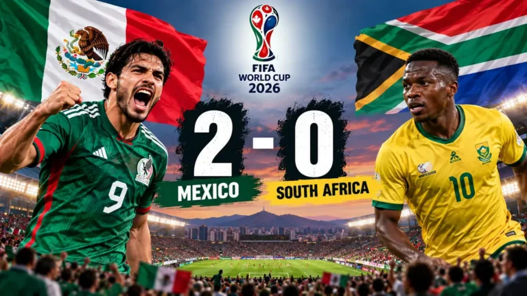 mexico vs south africa: 2026 World Cup Match Recap