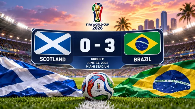scotland vs brazil: World Cup 2026 Match Recap