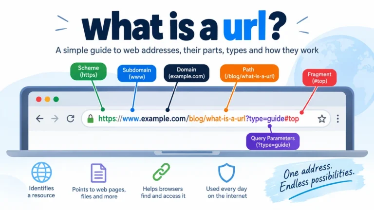 what is a url? Definition, Parts, Types & Examples