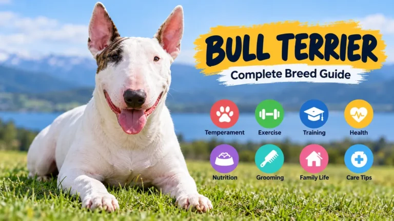 bull terrier: Temperament, Care, Health & Breed Guide