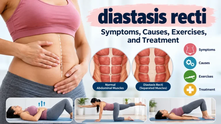 diastasis recti: Symptoms, Causes & Treatment Guide