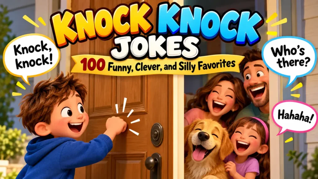 knock knock jokes: 100 Funny Jokes for All Ages