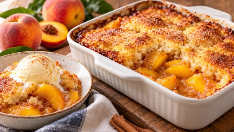 Peach Cobbler Recipe: Easy Homemade Classic