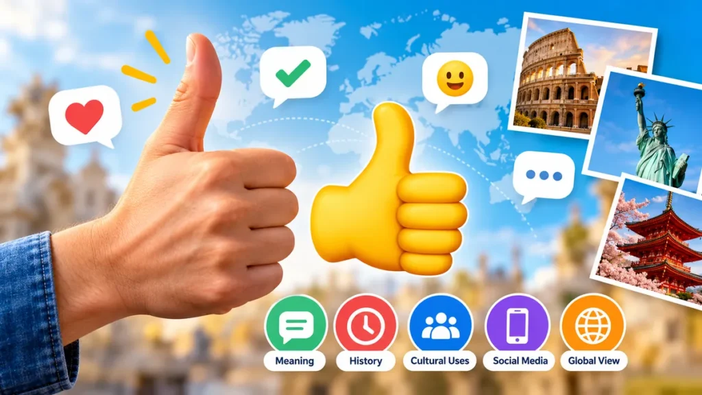 thumbs up Meaning, Emoji, History and Uses