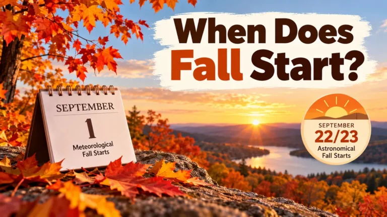 when does fall start? Fall 2026 Dates Explained